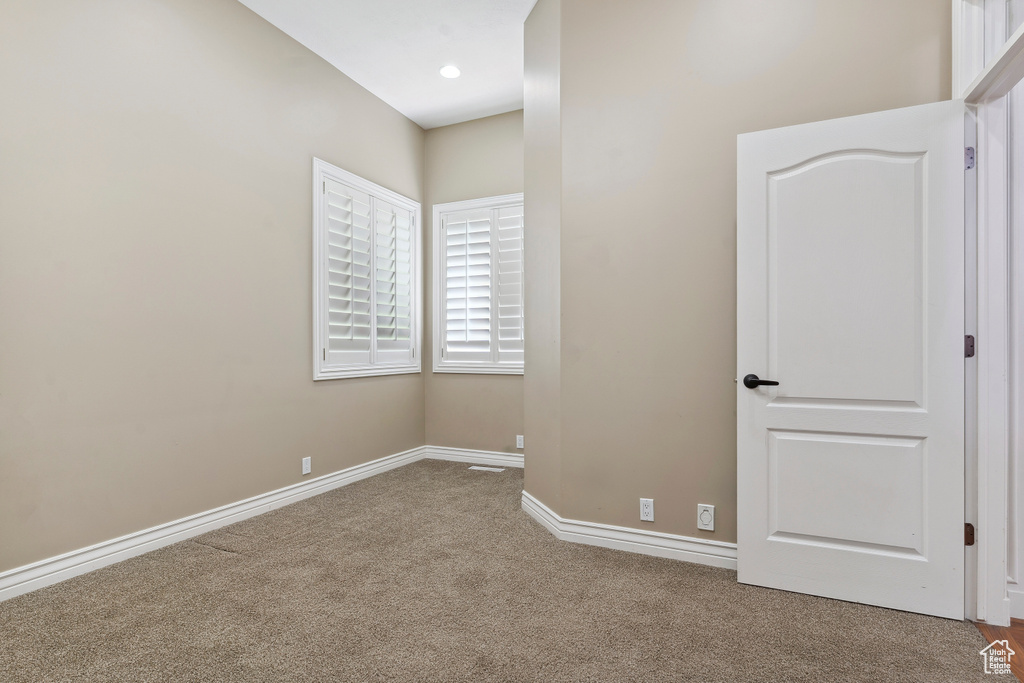 Interior space with baseboards