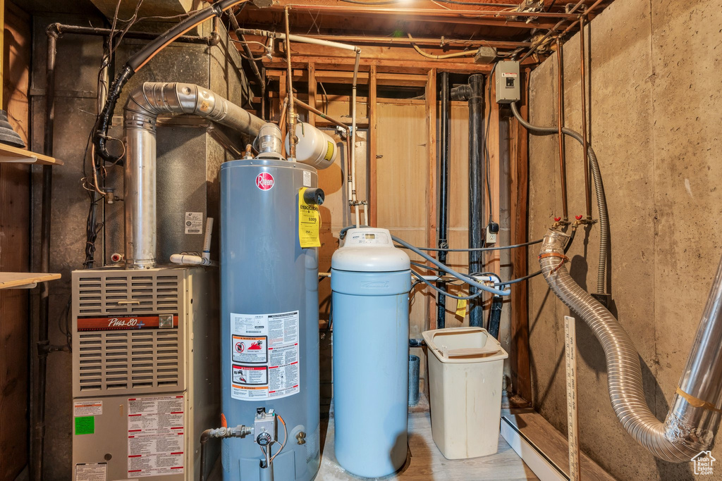 Utilities featuring water heater