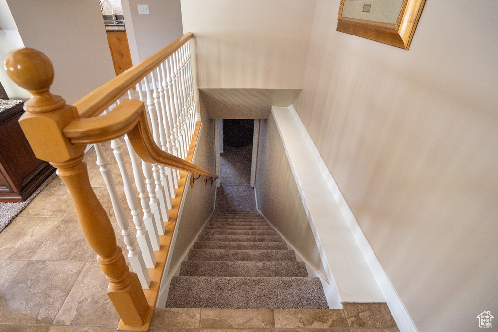 View of stairs