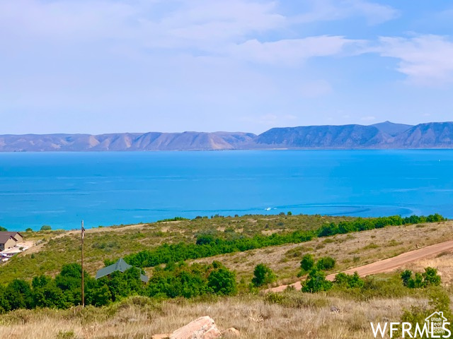 Water view featuring a mountain view