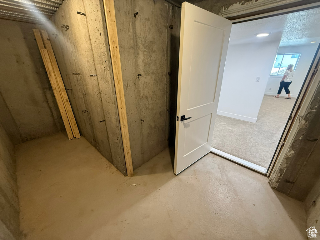 View of basement