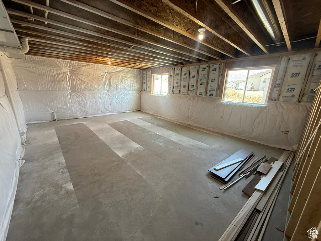 View of basement