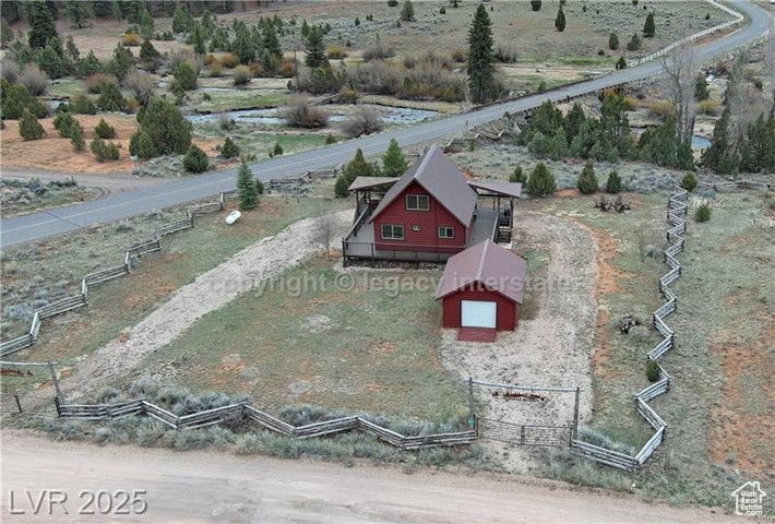 Drone / aerial view featuring a rural view