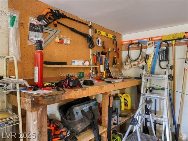 View of storage room