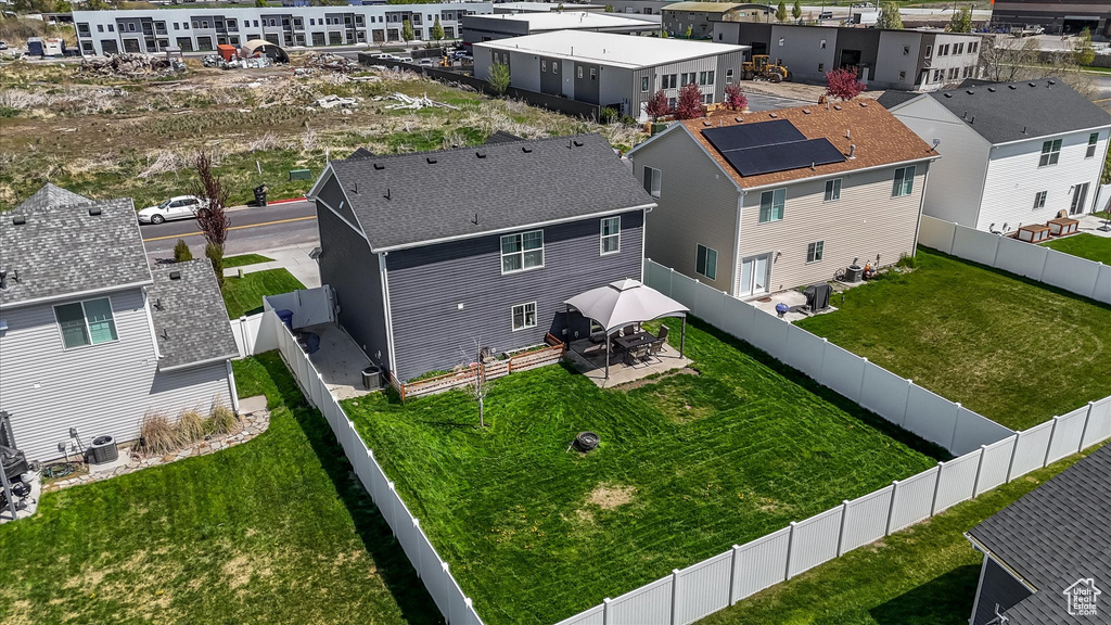 Bird's eye view featuring a residential view