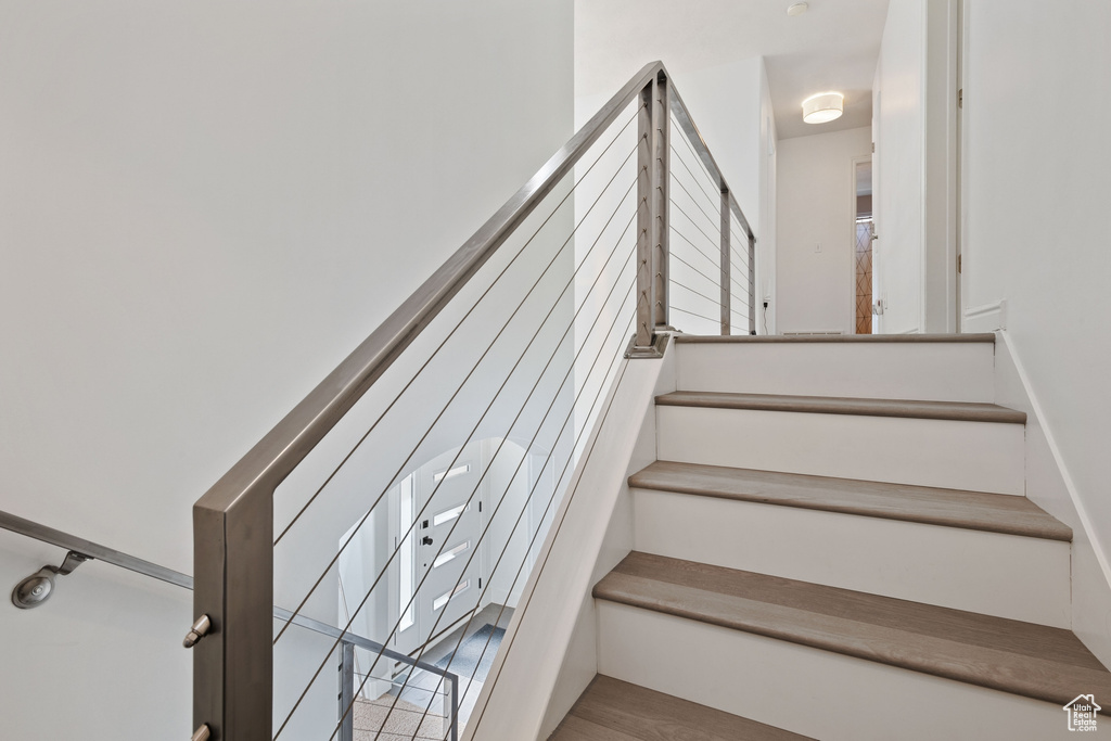 View of stairs