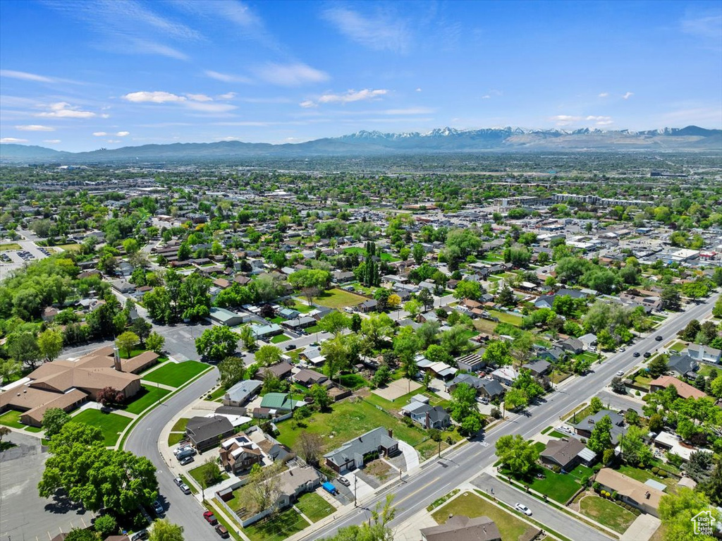 Bird's eye view of mountains