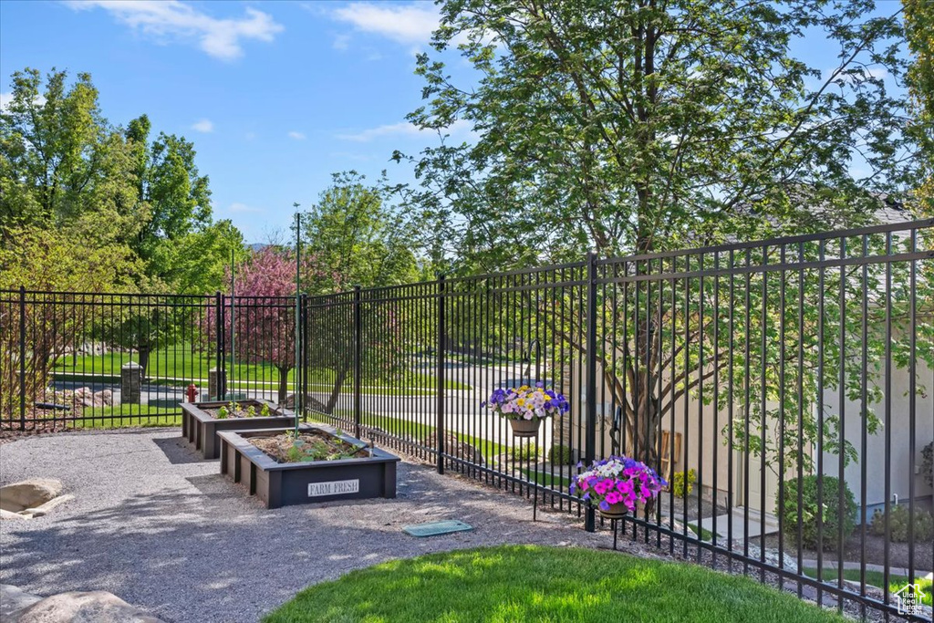 Surrounding community with fence
