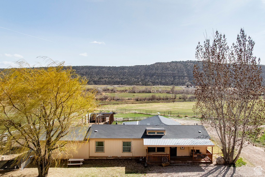 Drone / aerial view featuring a rural view