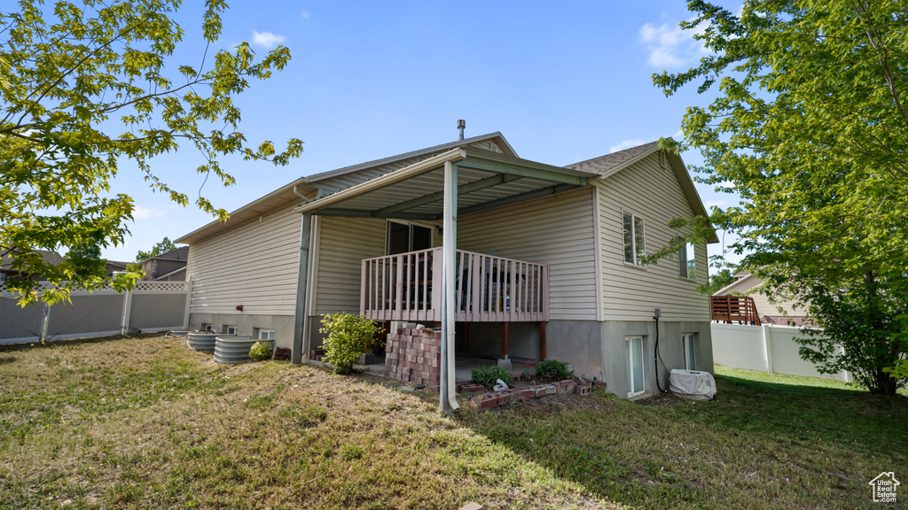 View of back of house