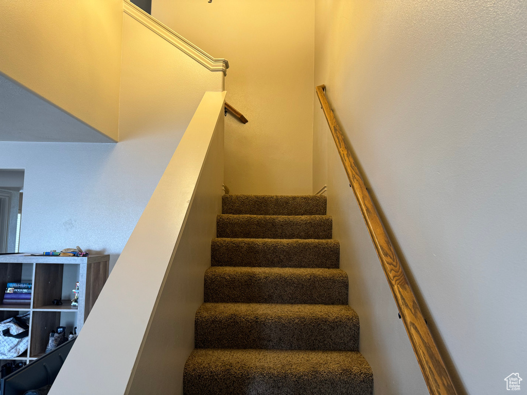 View of stairway