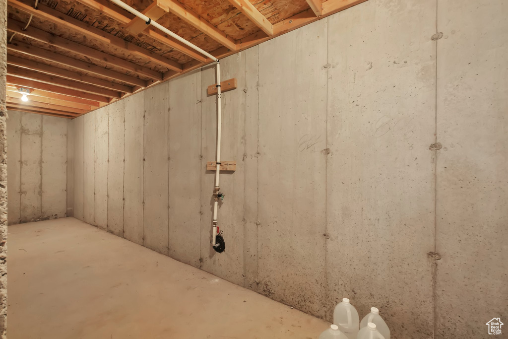 View of basement