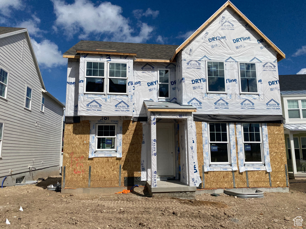 View of property under construction