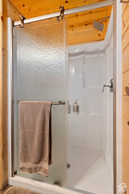 Full bath featuring a shower