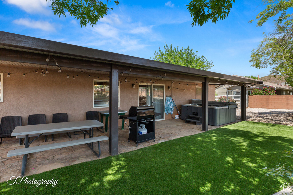 View of patio / terrace with fence