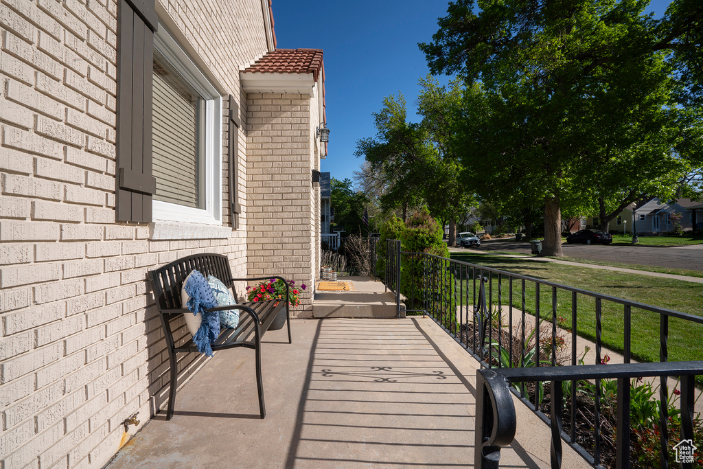 View of patio