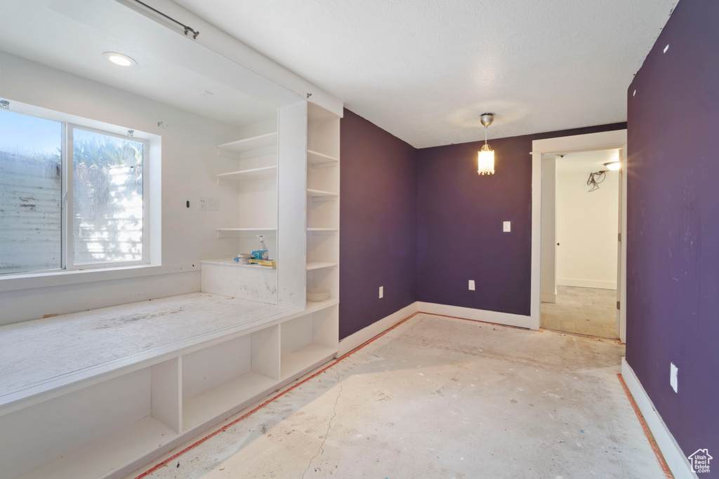 Empty room with baseboards