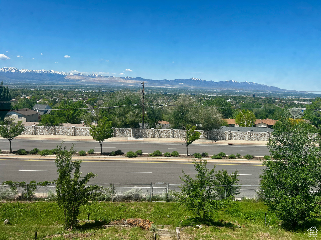 View of mountain backdrop