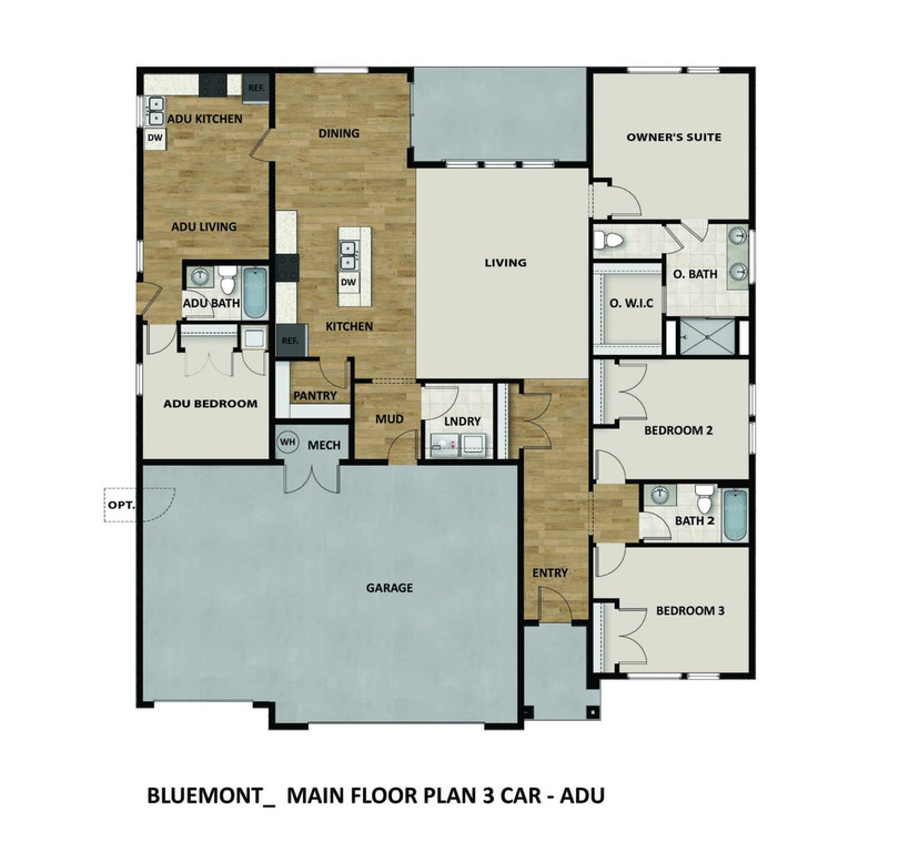 View of layout