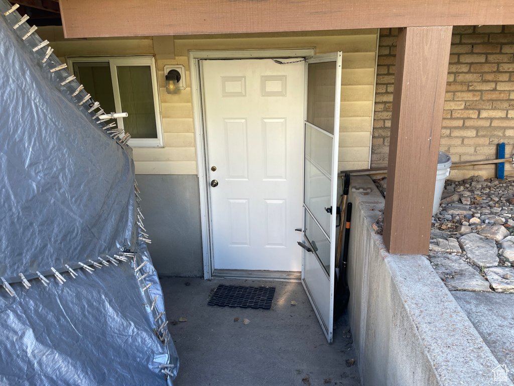 View of entrance to property