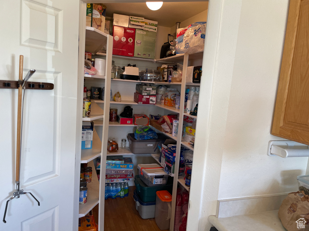 View of storage area