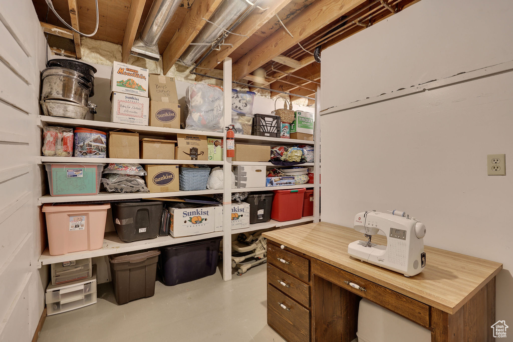 View of storage