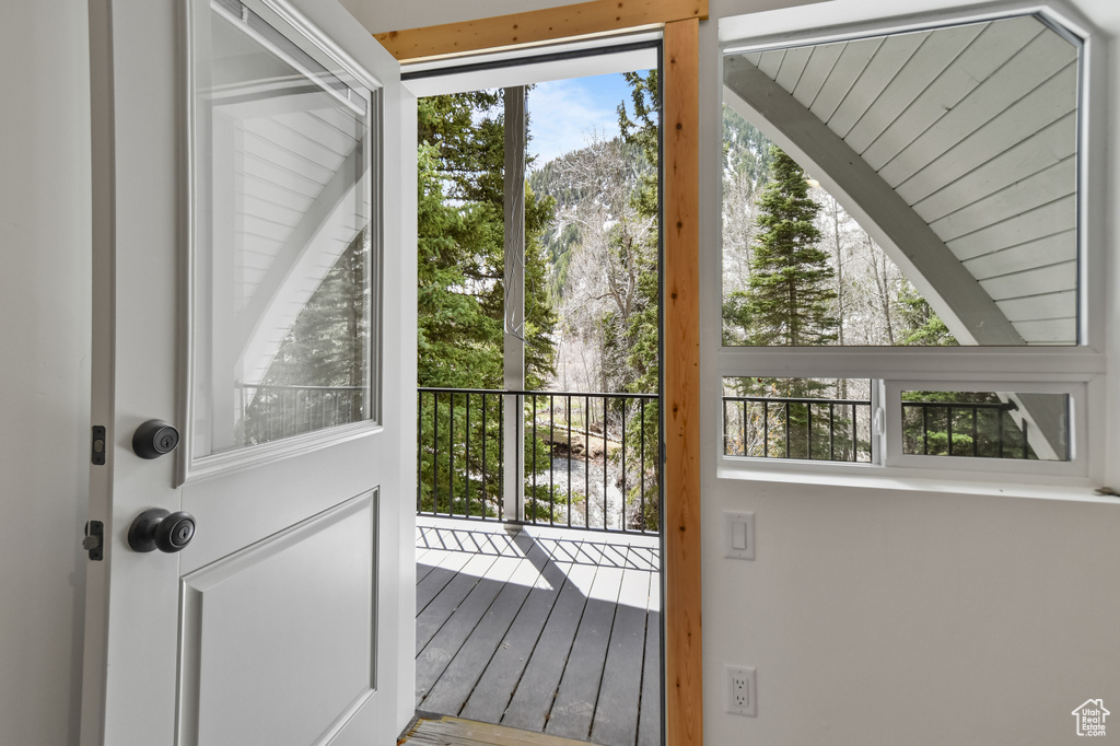 View of entryway