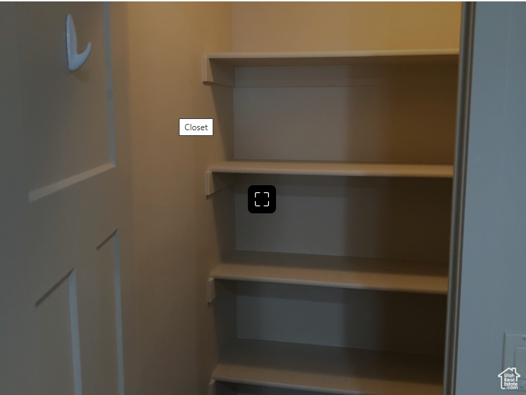View of closet