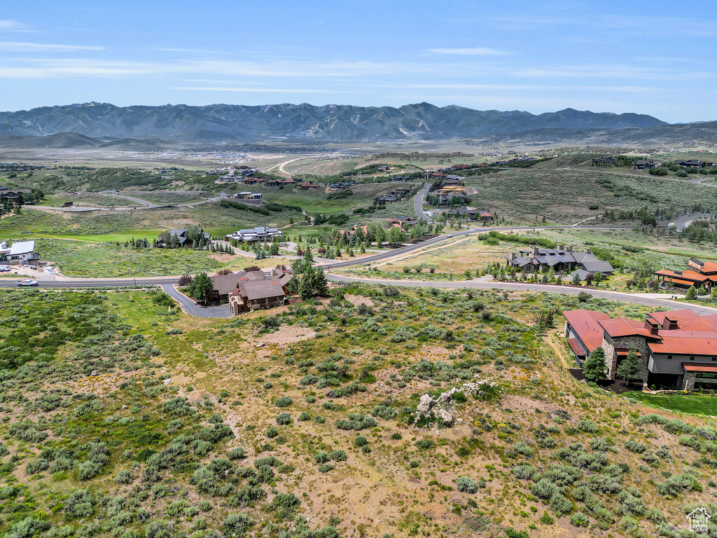 Bird's eye view of mountains