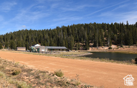 Exterior space with a view of trees