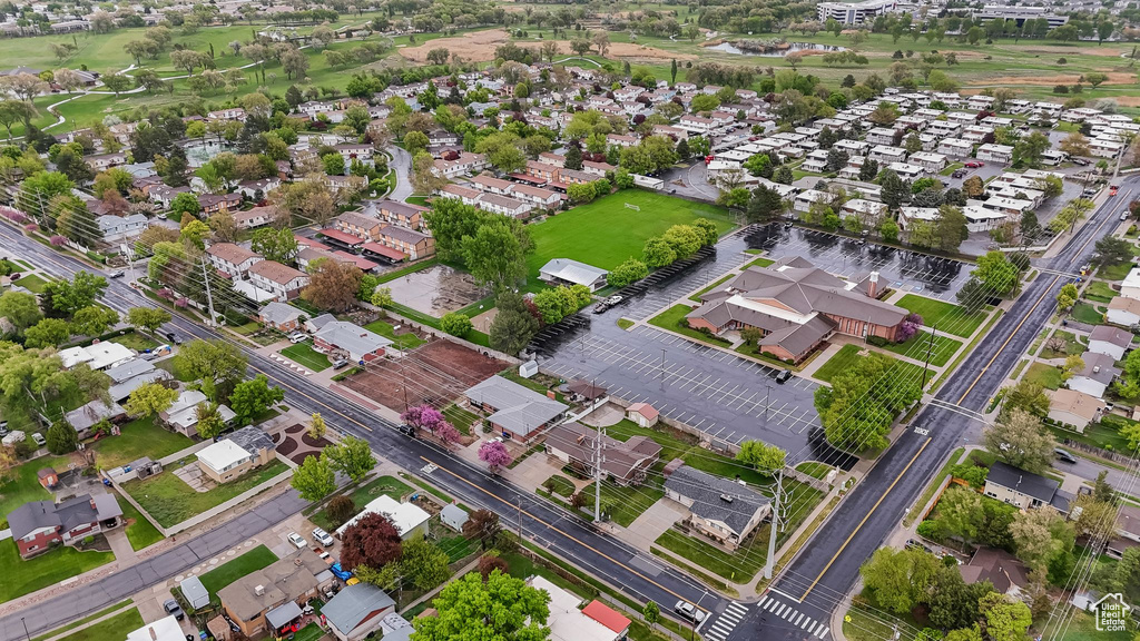Drone / aerial view featuring a residential view