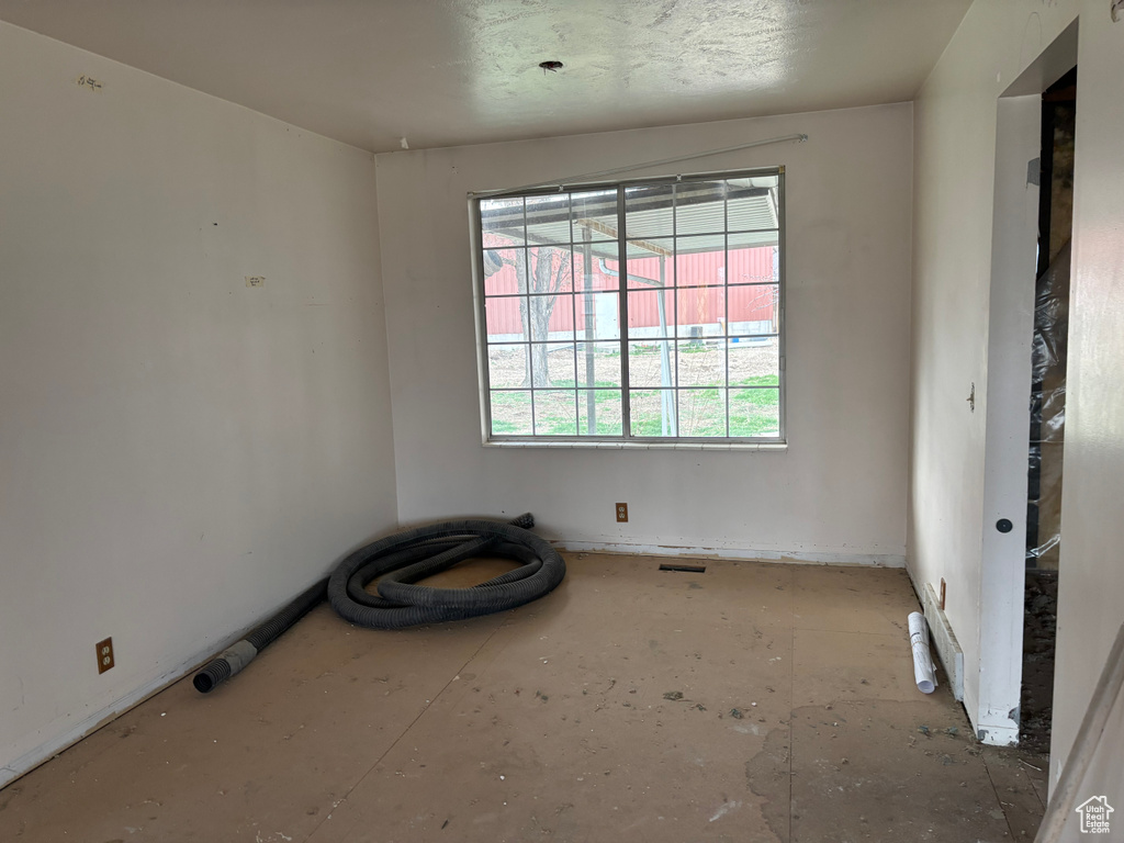 View of spare room