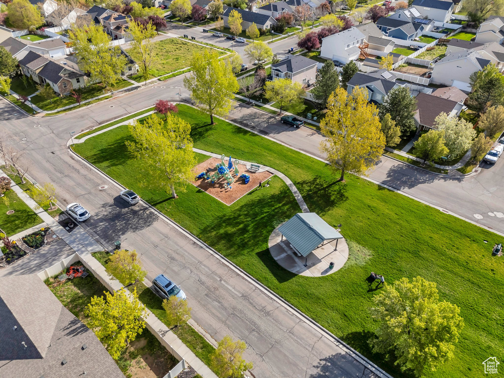 Drone / aerial view featuring a residential view