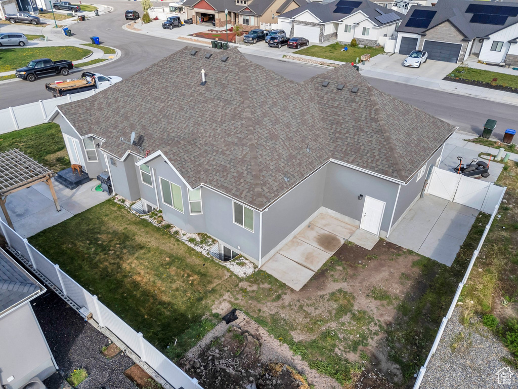 Drone / aerial view featuring a residential view