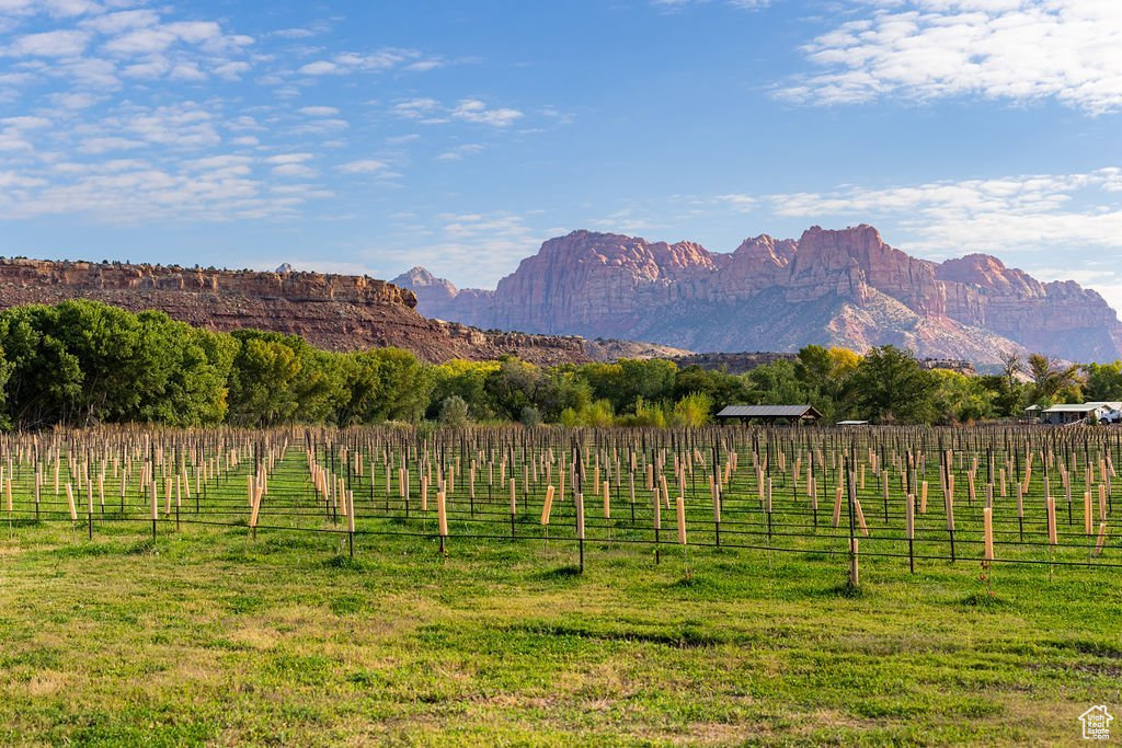 View of mountain feature featuring a rural view