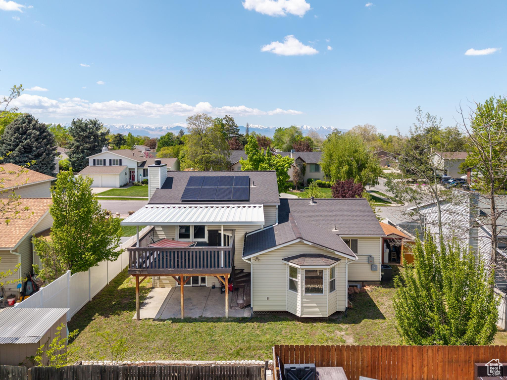 Bird's eye view featuring a residential view