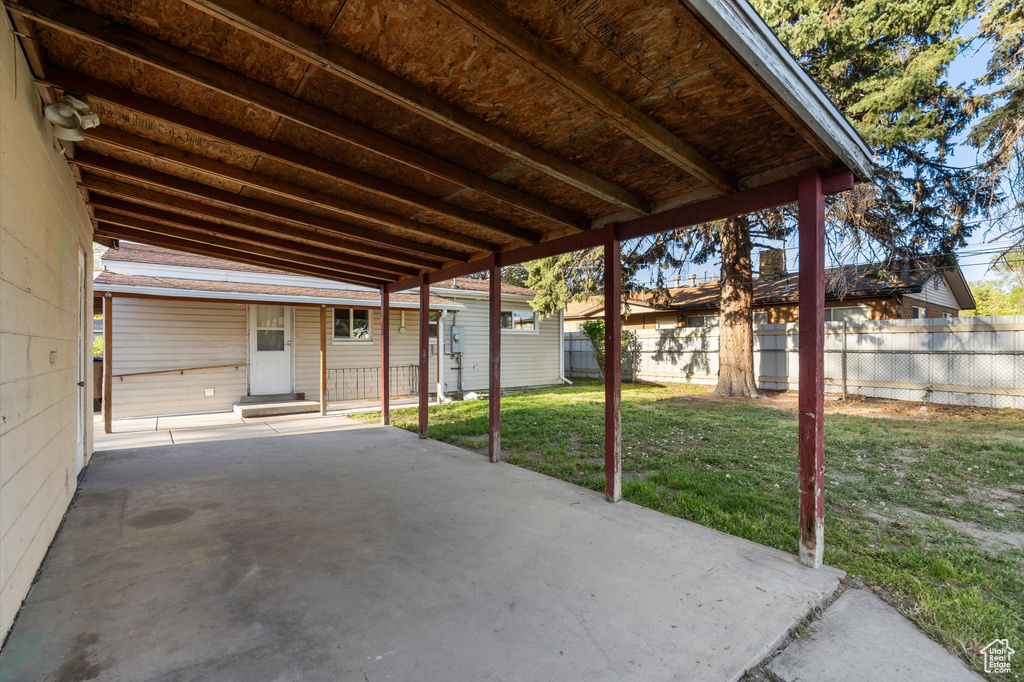 View of patio / terrace with fence