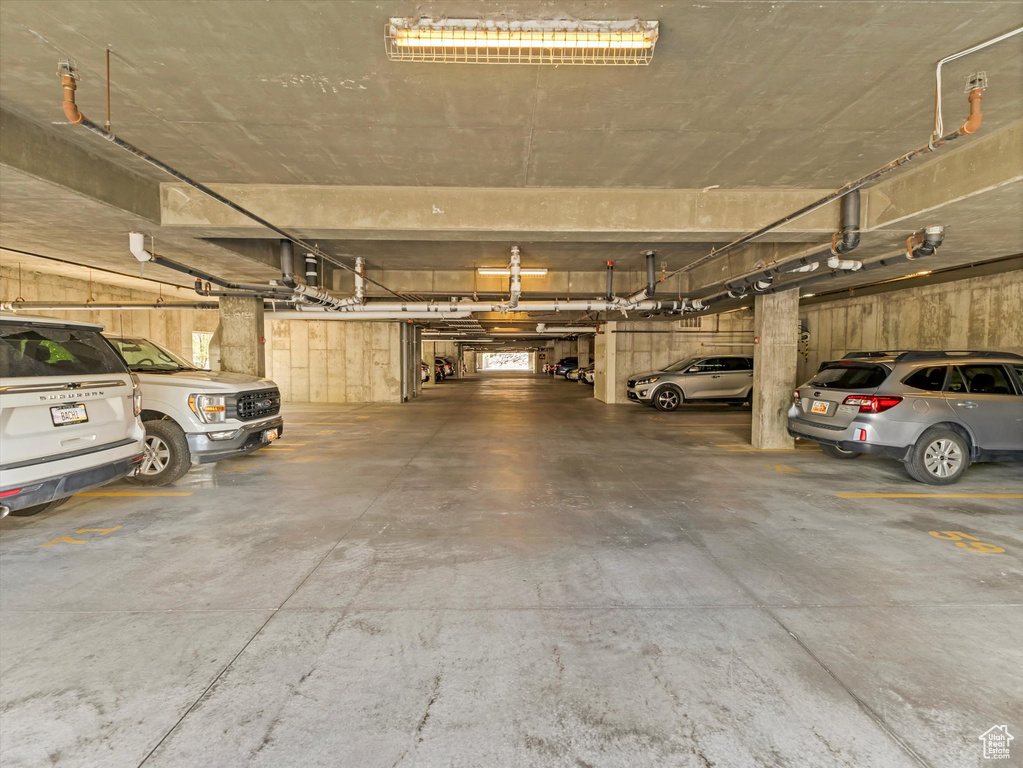 View of parking garage