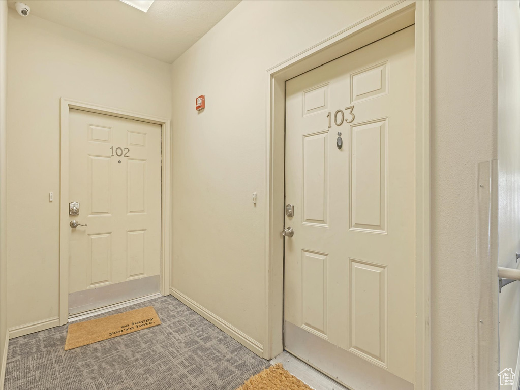 View of property entrance