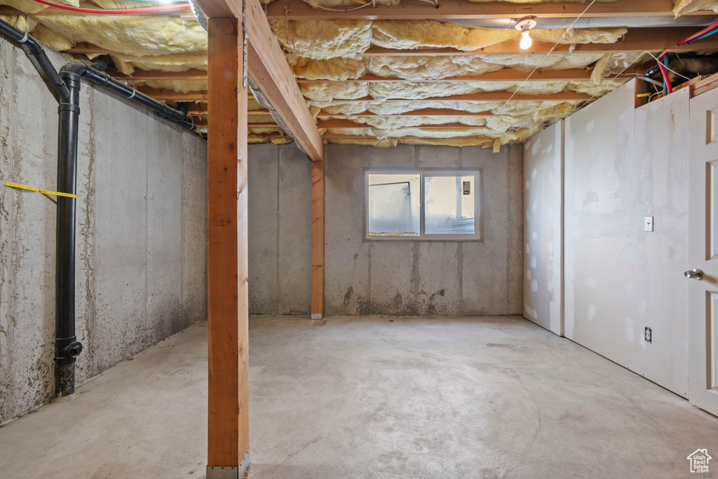 View of basement