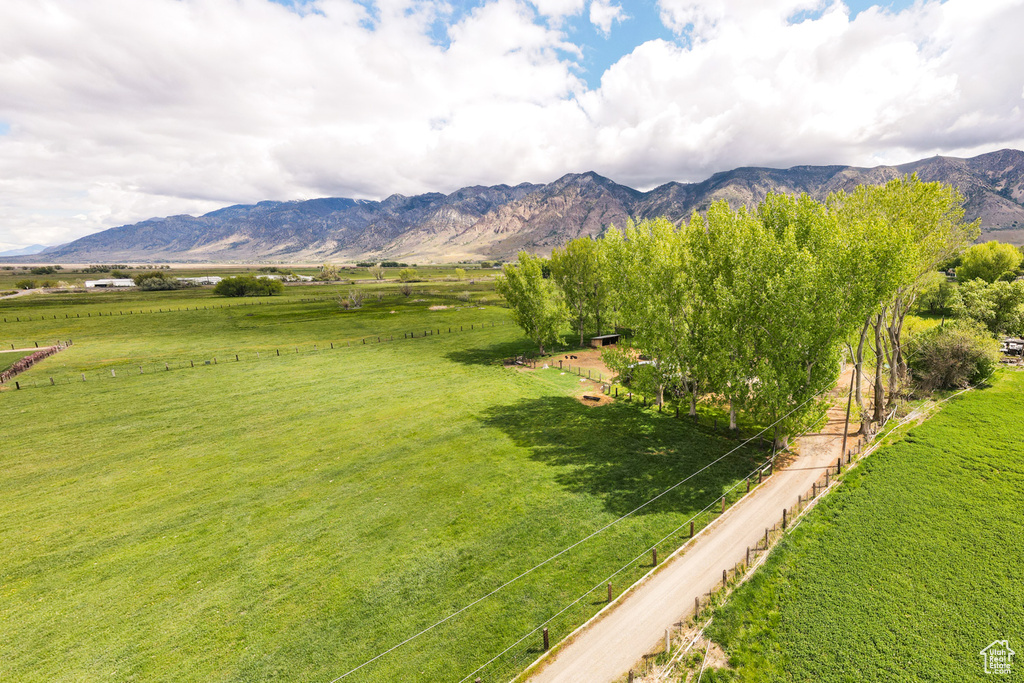 Property view of mountains featuring a rural view