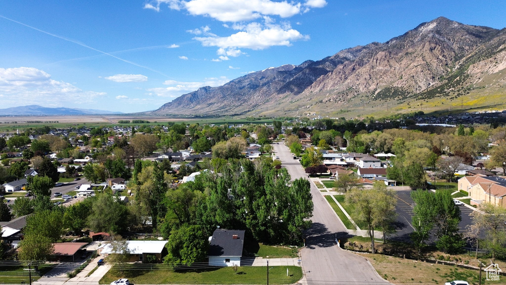Mountain view with a residential view