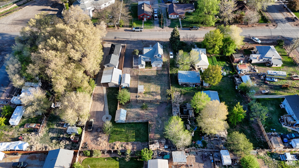 Bird\'s eye view with a residential view