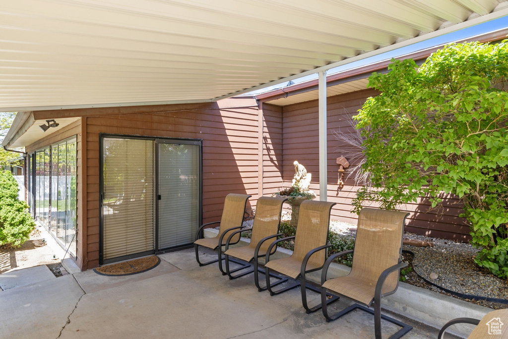 View of patio