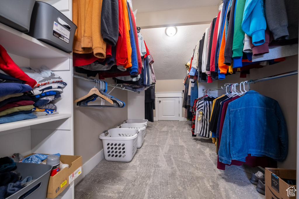 View of spacious closet