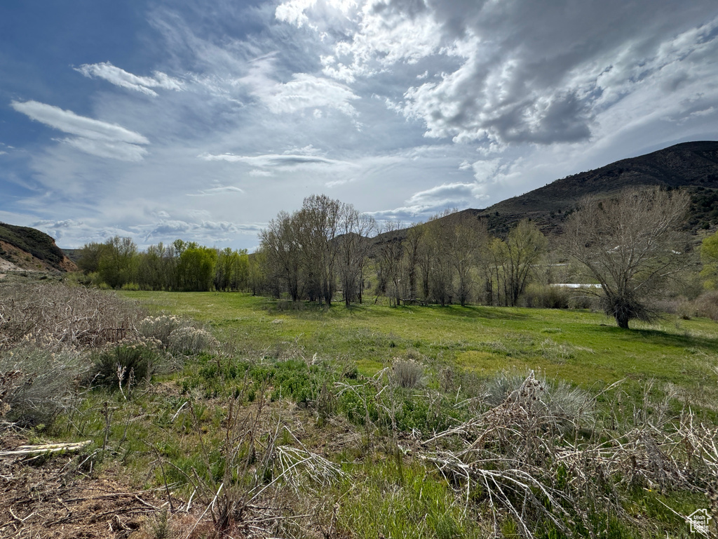 View of mountain backdrop