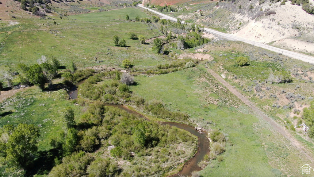 Bird's eye view with a rural view