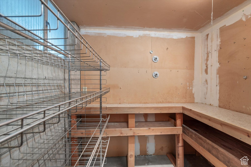 View of storage room