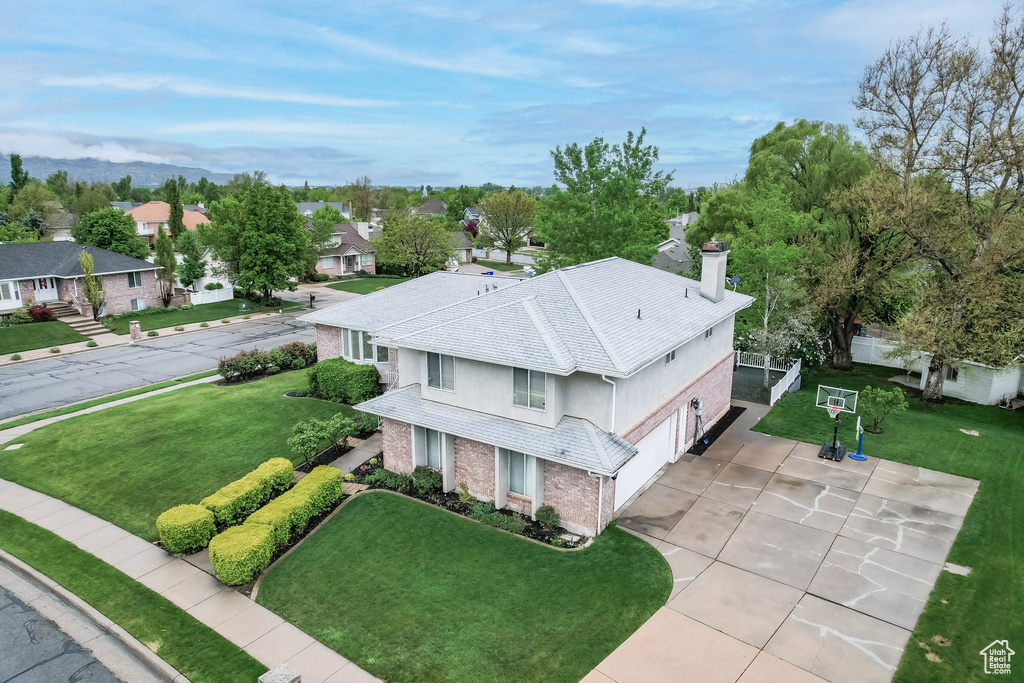 Drone / aerial view featuring a residential view