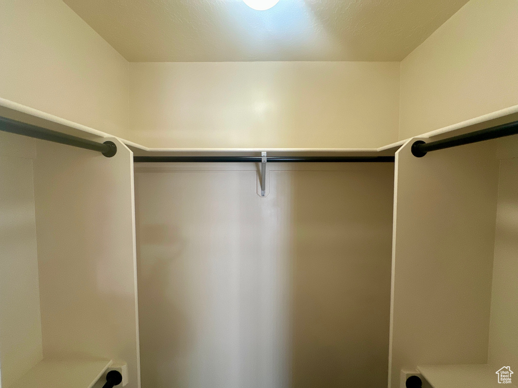 View of spacious closet